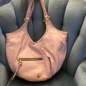 Leather ORyan hobo handbag